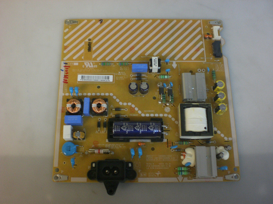 LG EAY64310601 Power Supply Board 49LH5700-UD.AUSGLOR - Click Image to Close
